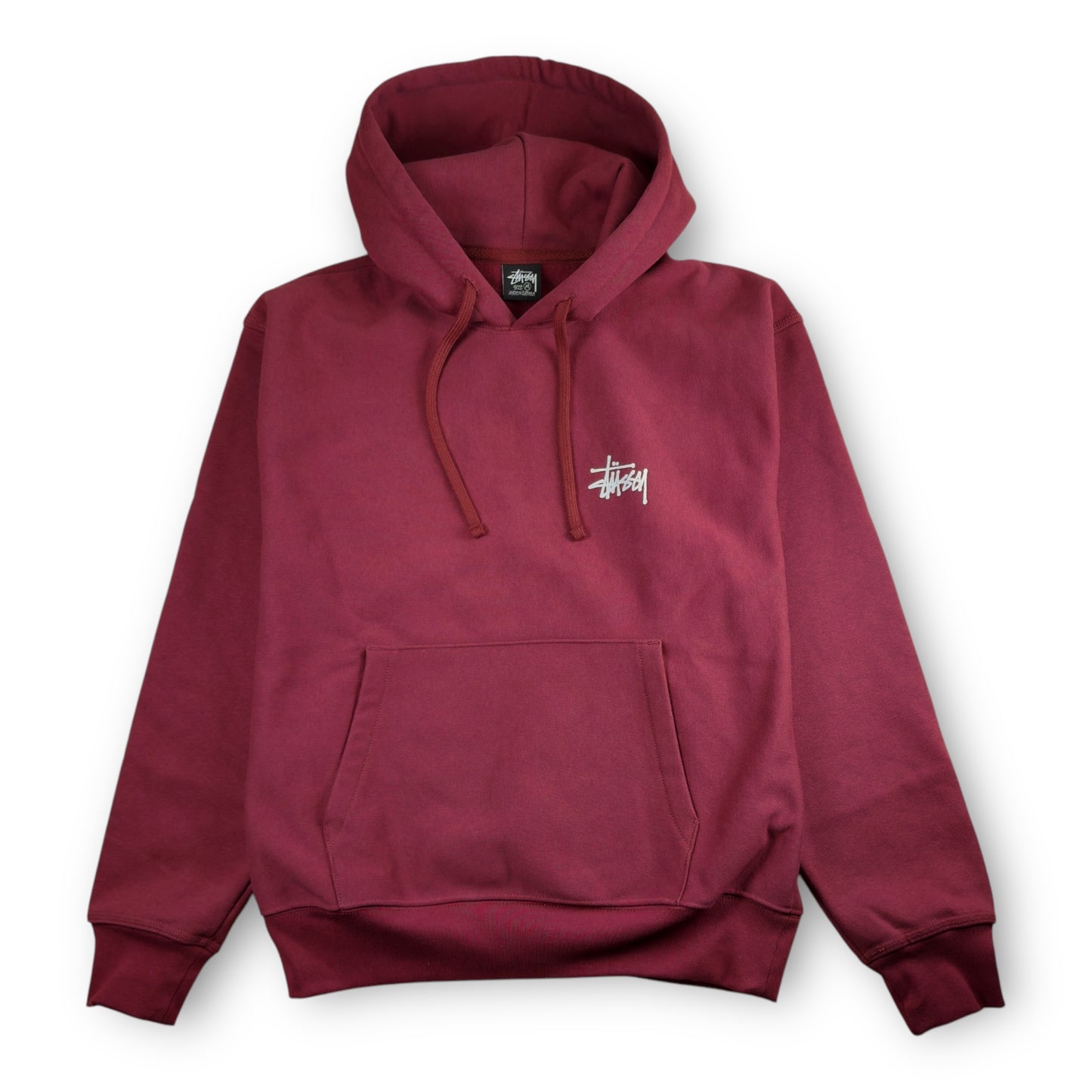 Stussy Maroon Script Hoodie (M)