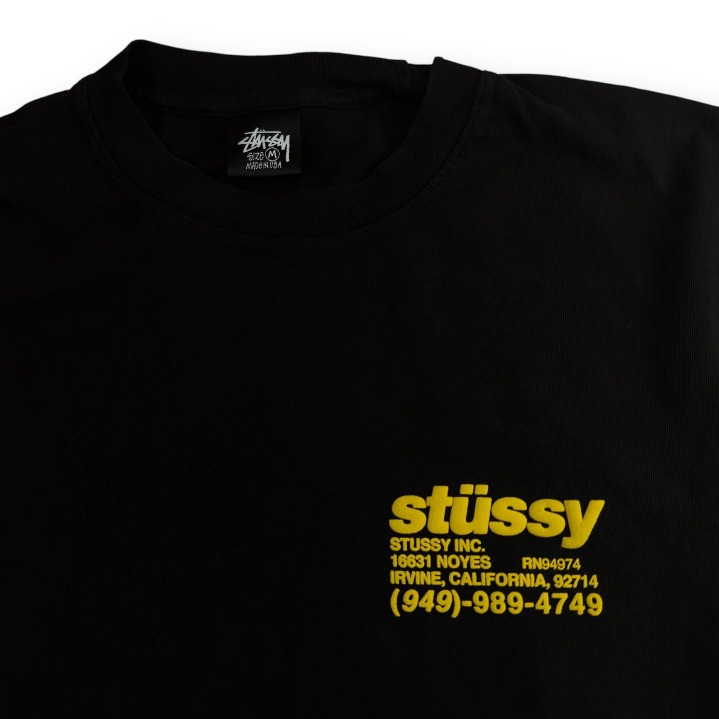 Stussy Inc Black Yellow Puff (M)