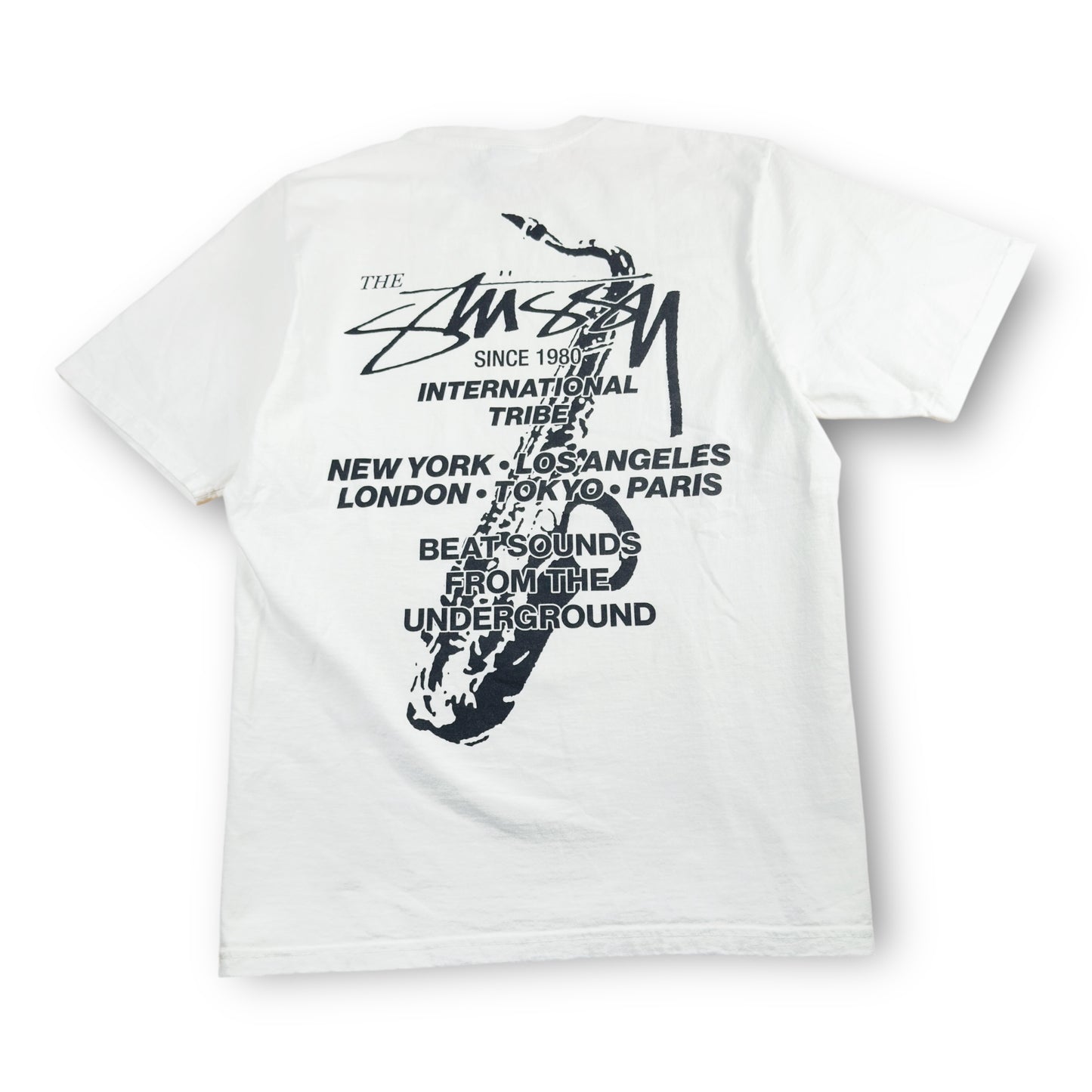 Stussy White Beats Sounds (M)