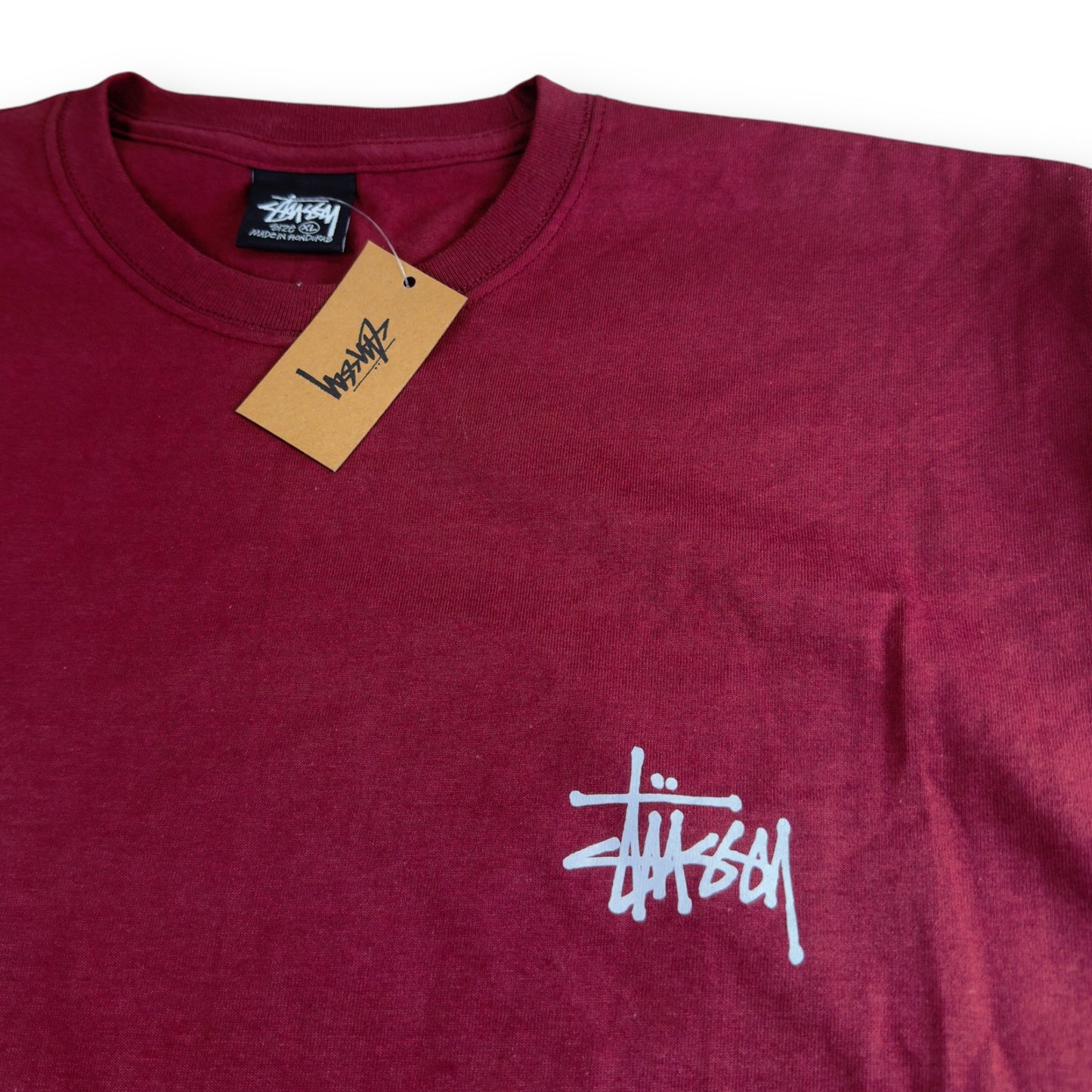 Stussy Maroon Pigment Dyed (XL)