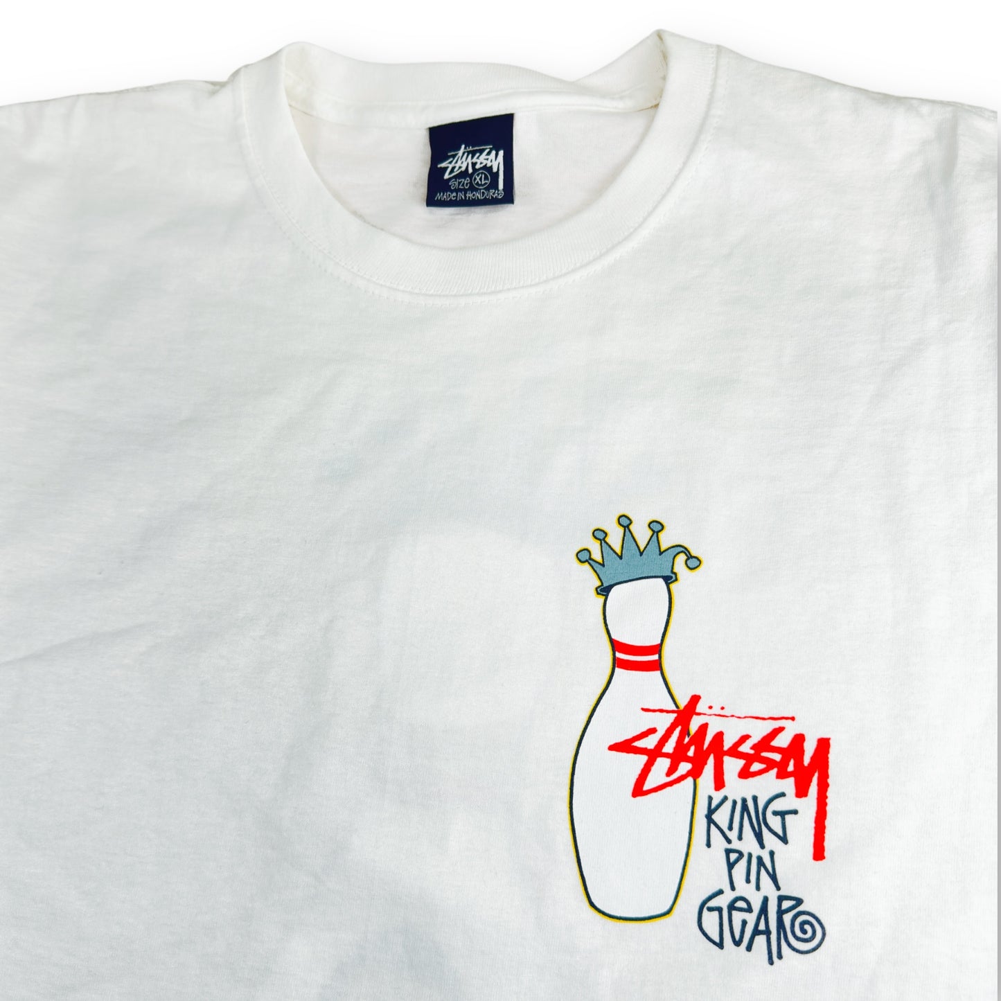 Stussy White King Pin (XL)