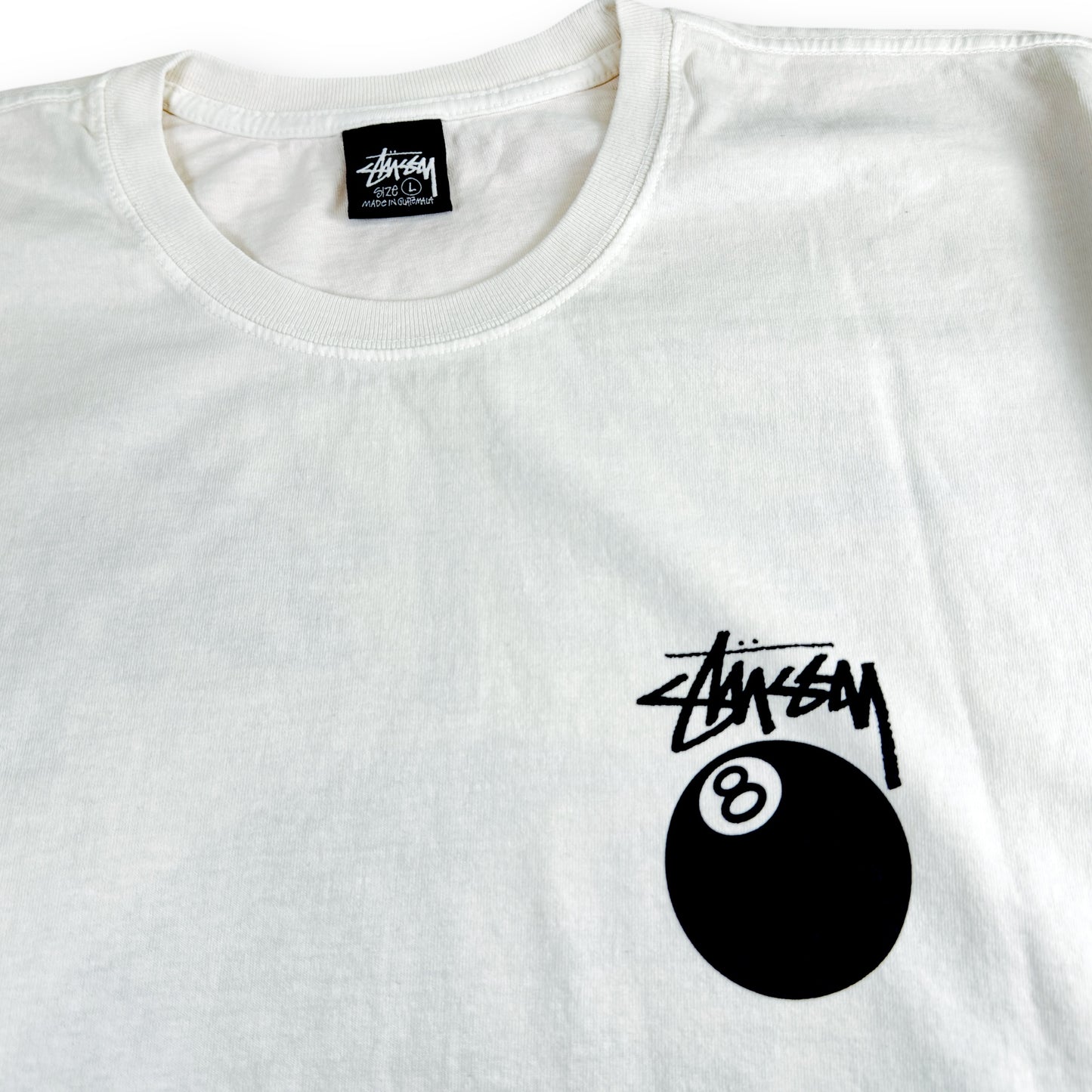 Stussy White 8 Ball (M/L/XL)
