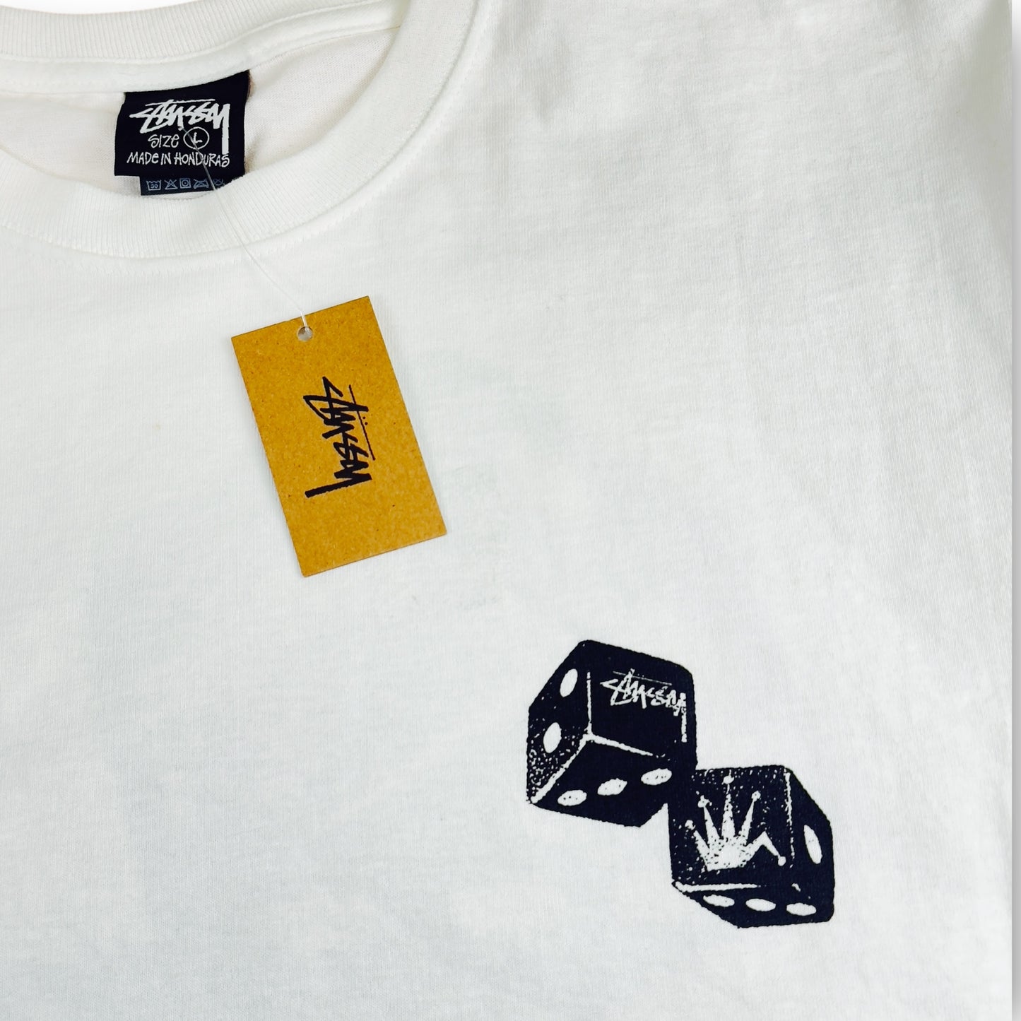 Stussy White Dice (L)