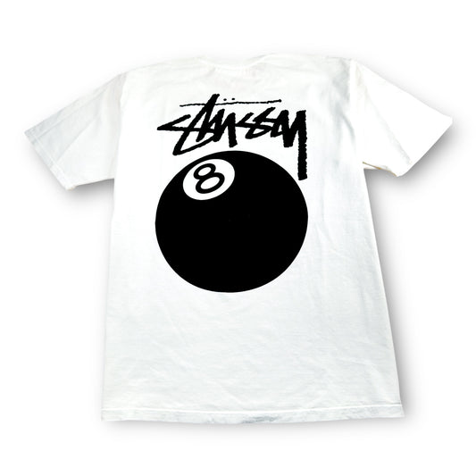 Stussy White 8 Ball (M/L/XL)
