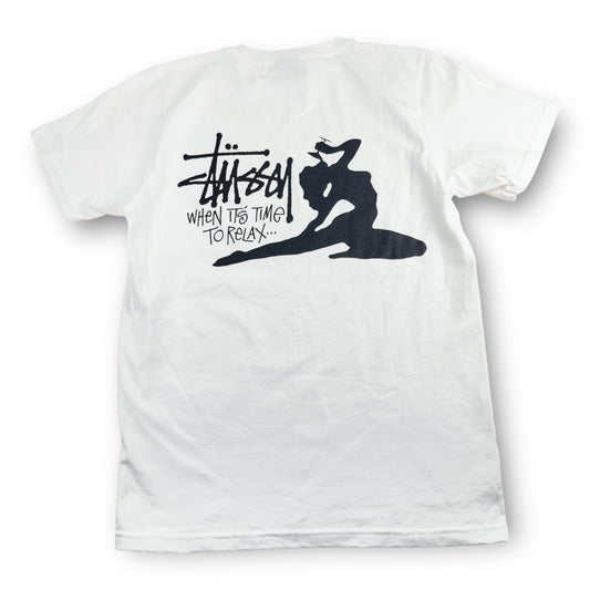 Stussy White Relax (S)