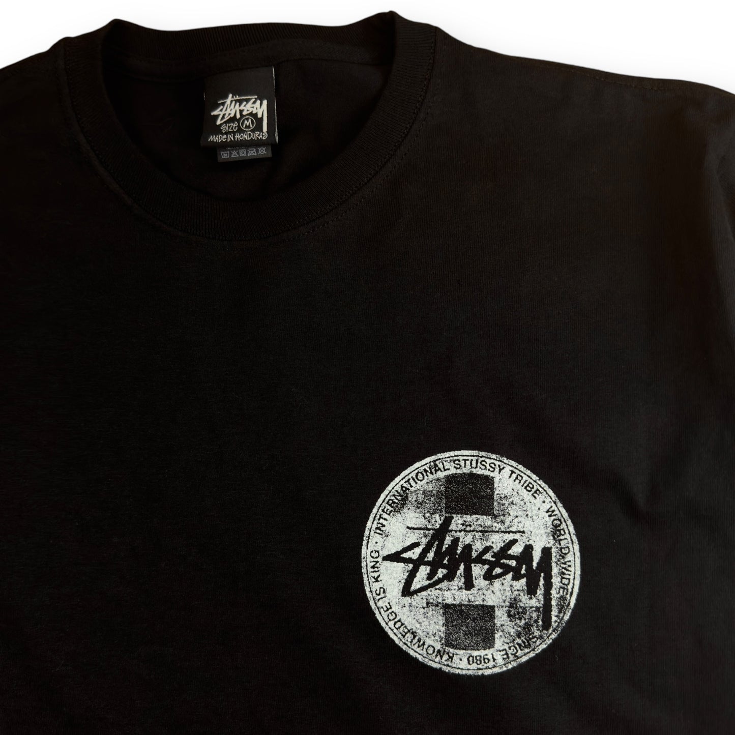 Stussy Black Faded Pigment Dyed (M)