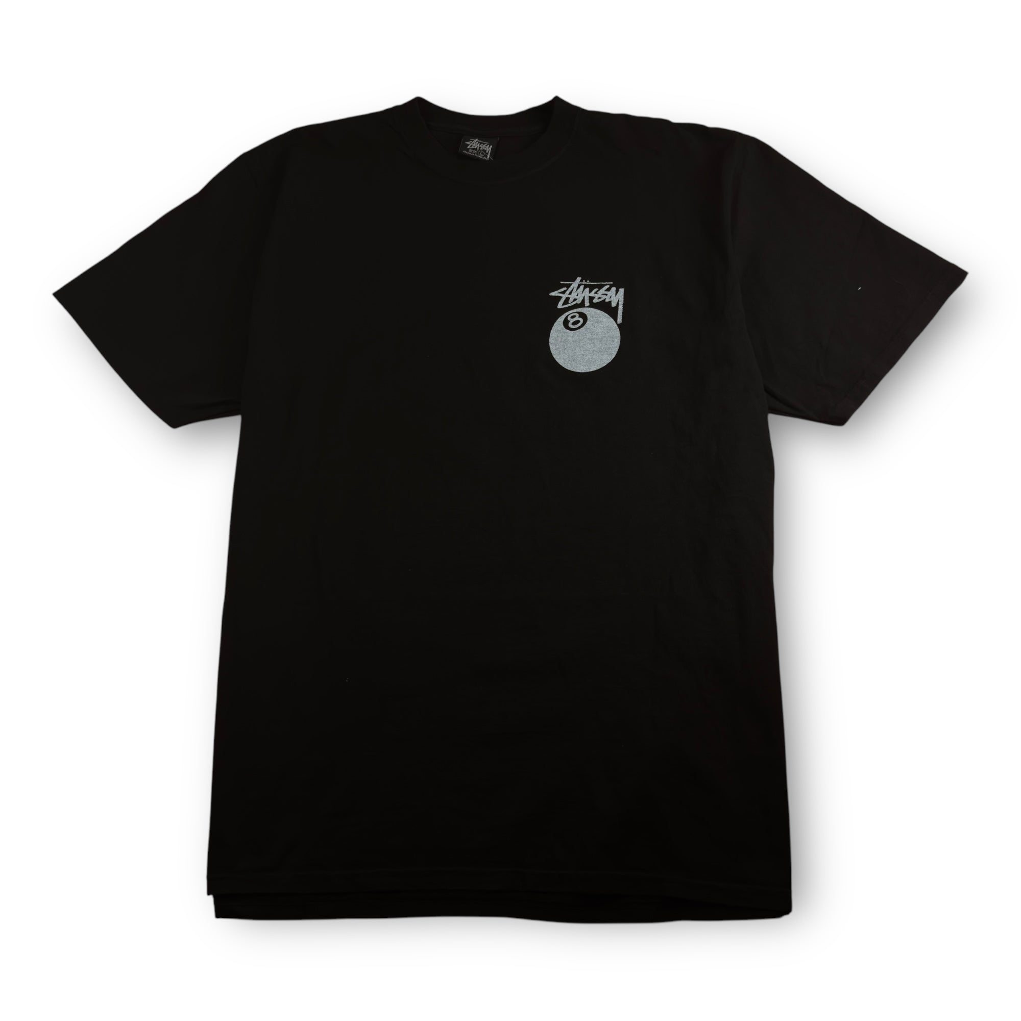 STUSSY STOCK 8 BALL ステューシーM ブラック Stussy 8 Ball Pigment Dyed Zip Hoodie Black, 100% Authentic | eBay