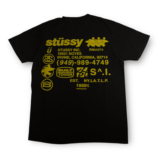 Stussy Inc Black Yellow Puff (M)