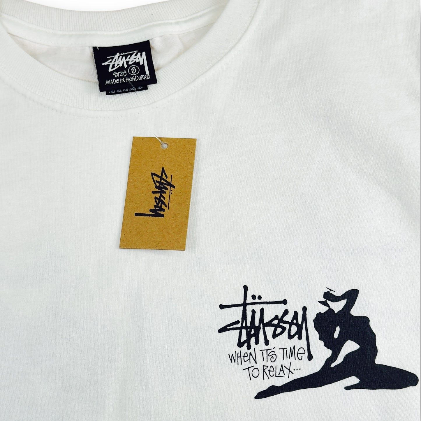 Stussy White Relax (S)