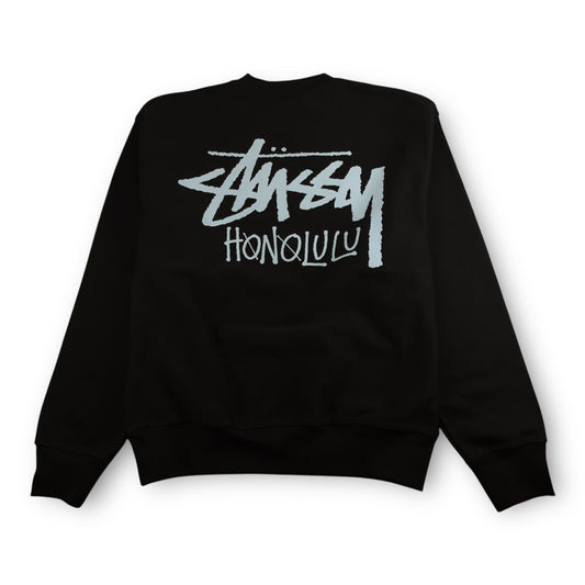 Stussy Black Honolulu Crew (L)